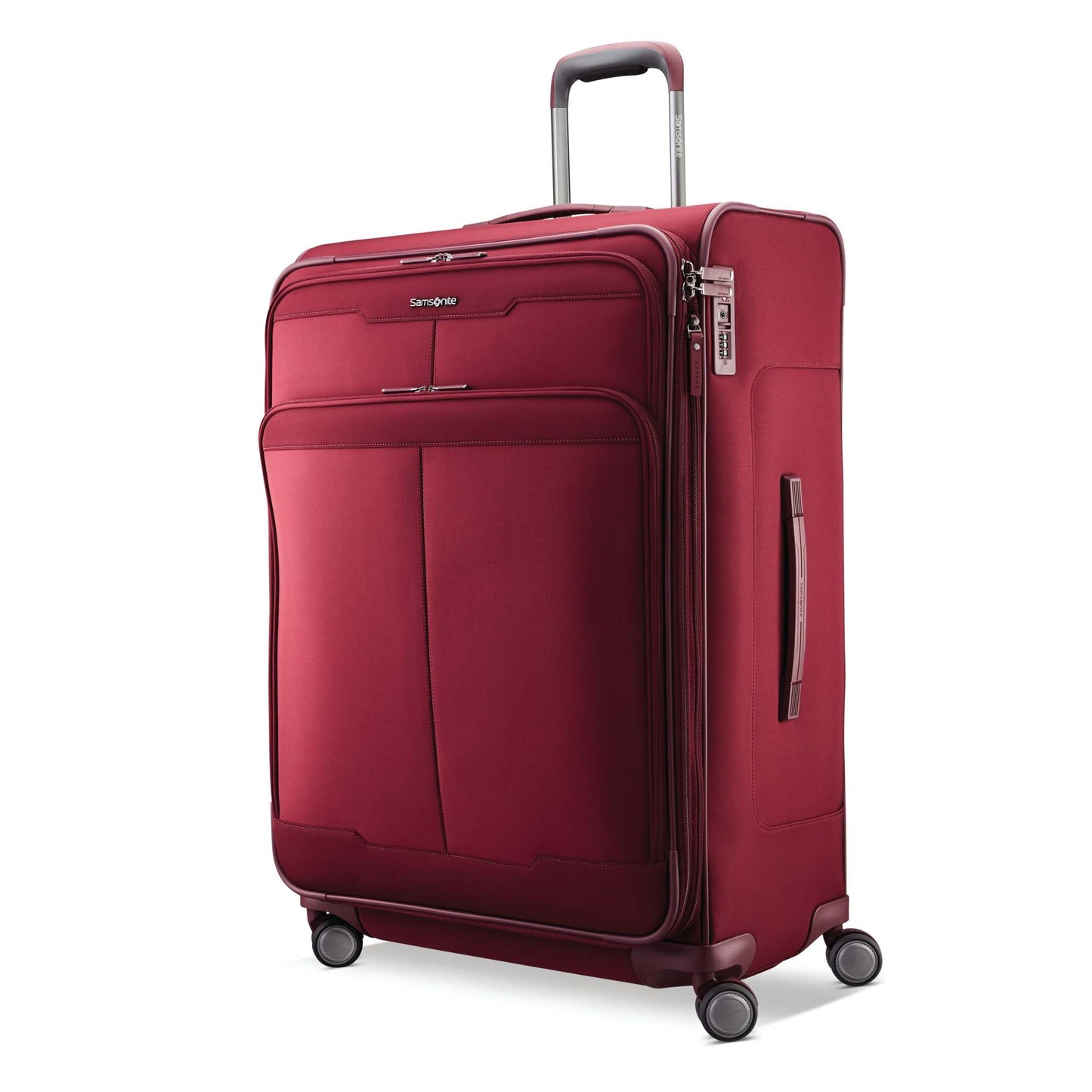 SILHOUETTE 17 LARGE EXPANDABLE SOFTSIDE SPINNER MERLOT