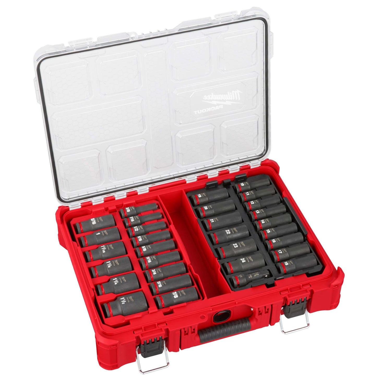 SHOCKWAVE IMPACT DUTY SOCKET 1/2" DRIVE 31PC PACKOUT SET