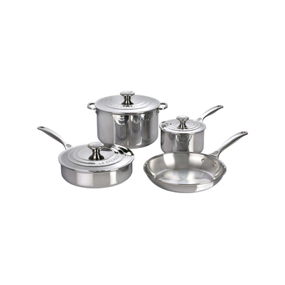 7PC SIGNATURE STAINLESS STEEL COOKWARE SET