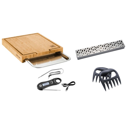 4PC BBQ+ SMOKER SET