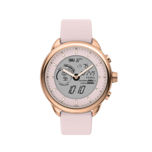 LADIES' WELLNESS EDITION GEN 6 HYBRID BLUSH SILICONE STRAP SMARTWATCH, BLUSH DIAL