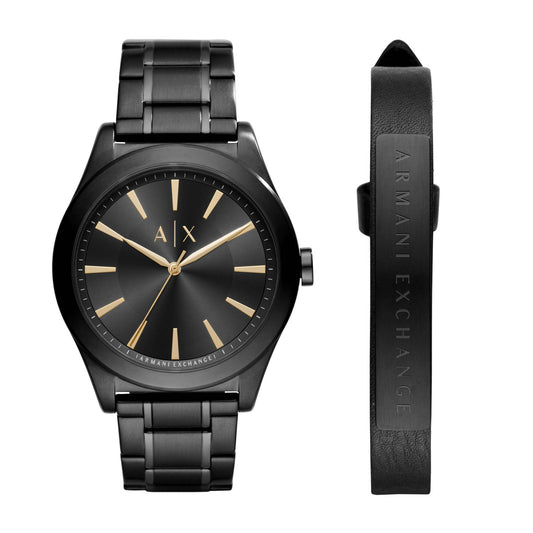 MENS ACTIVE WATCH & BRACELET GIFT SET