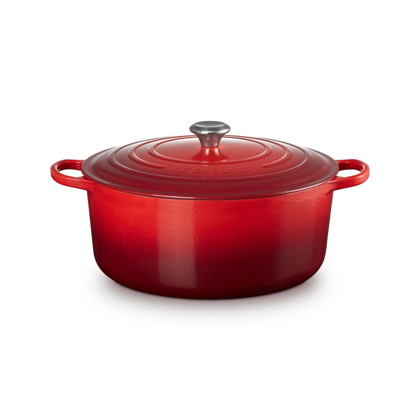 13.25QT SIGNATURE CAST IRON ROUND DUTCH OVEN CERISE