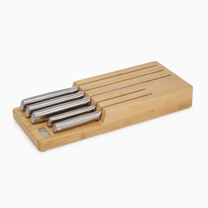 ELEVATE 5PC IN-DRAWER BAMBOO KNIFE BLOCK SET