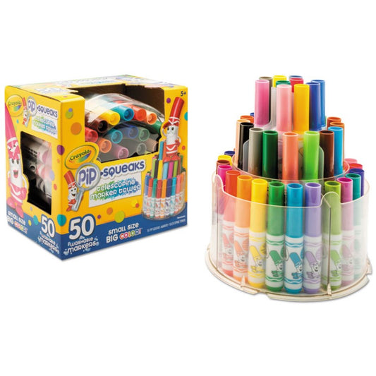 PIP SQUEAKS TELESCOPING MARKER TOWER - (50 COUNT)