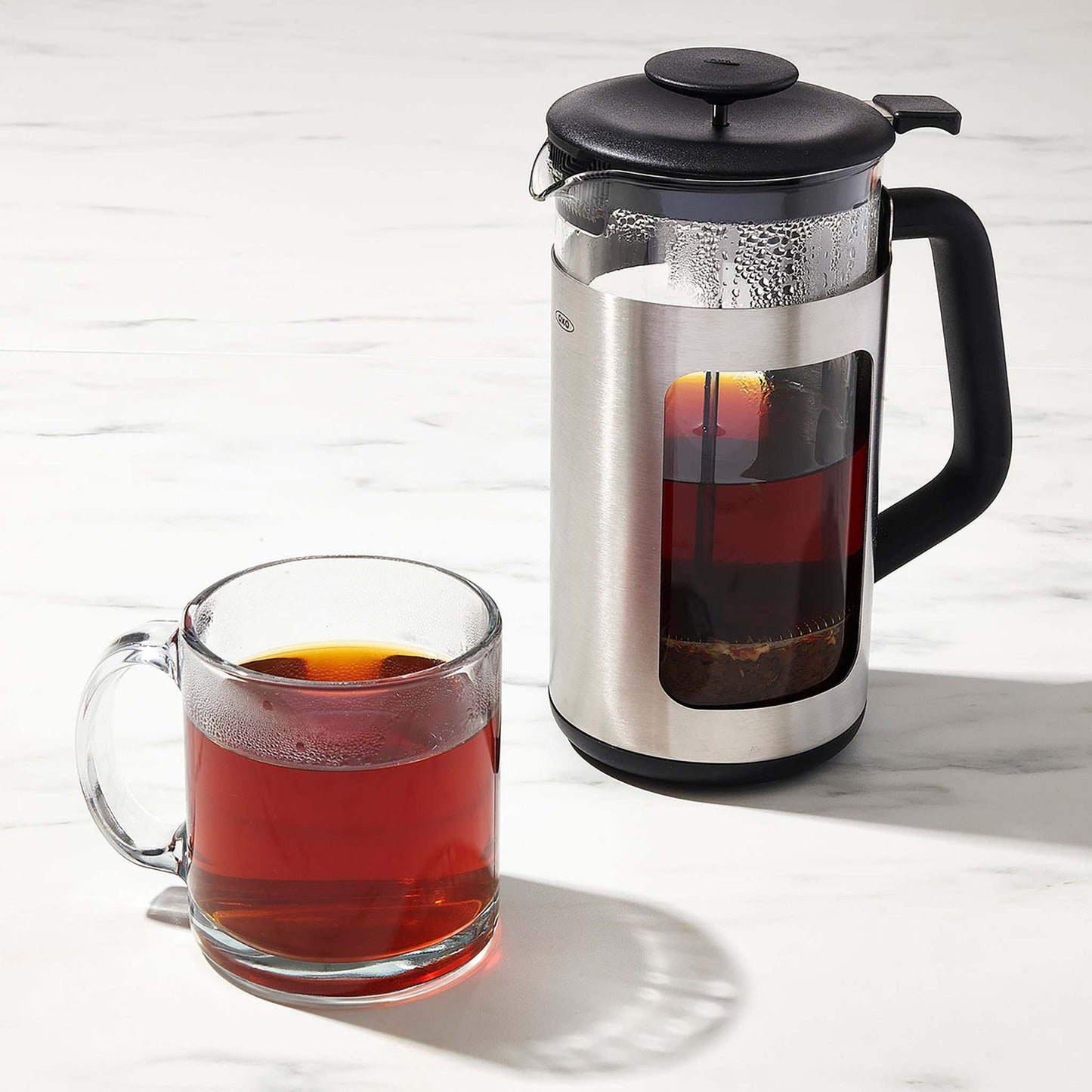 BREW 8 CUP FRENCH PRESS W/ GROUNDSLIFTER