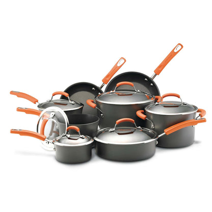 14PC HARD ANODIZED II COOKWARE SET