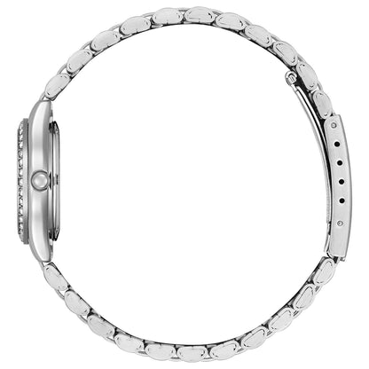 LADIES QUARTZ STAINLESS STEEL WATCH MOP DIAL