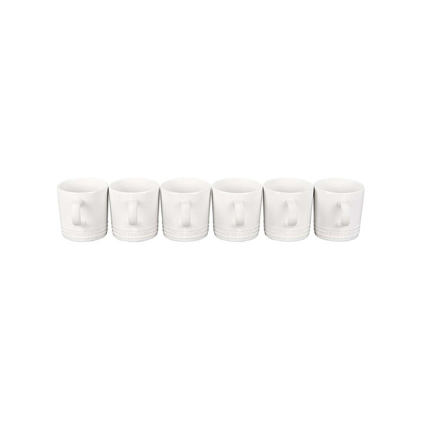 6PC STONEWARE LONDON MUG SET