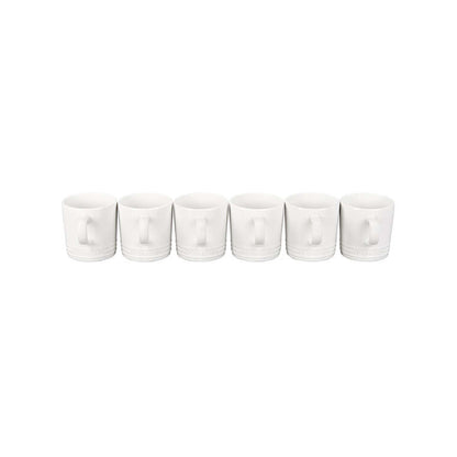 6PC STONEWARE LONDON MUG SET