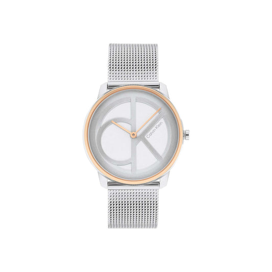 UNISEX CK STAINLESS STEEL LOGO MESH WATCH