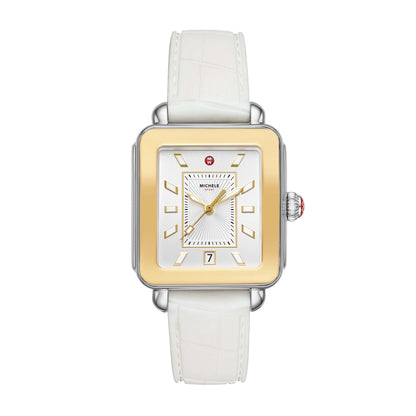 LADIES DECO SPORT TWO-TONE SILICONE WATCH