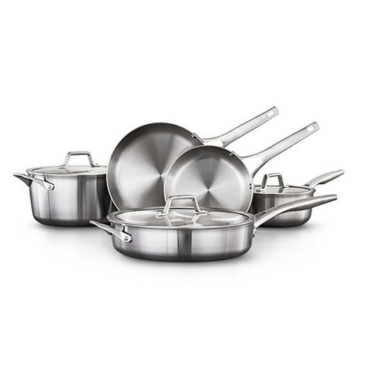 PREMIER STAINLESS STEEL 8PC COOKWARE SET