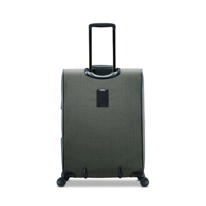 HERRINGBONE DELUXE SOFTSIDE MEDIUM JOURNEY SPINNER