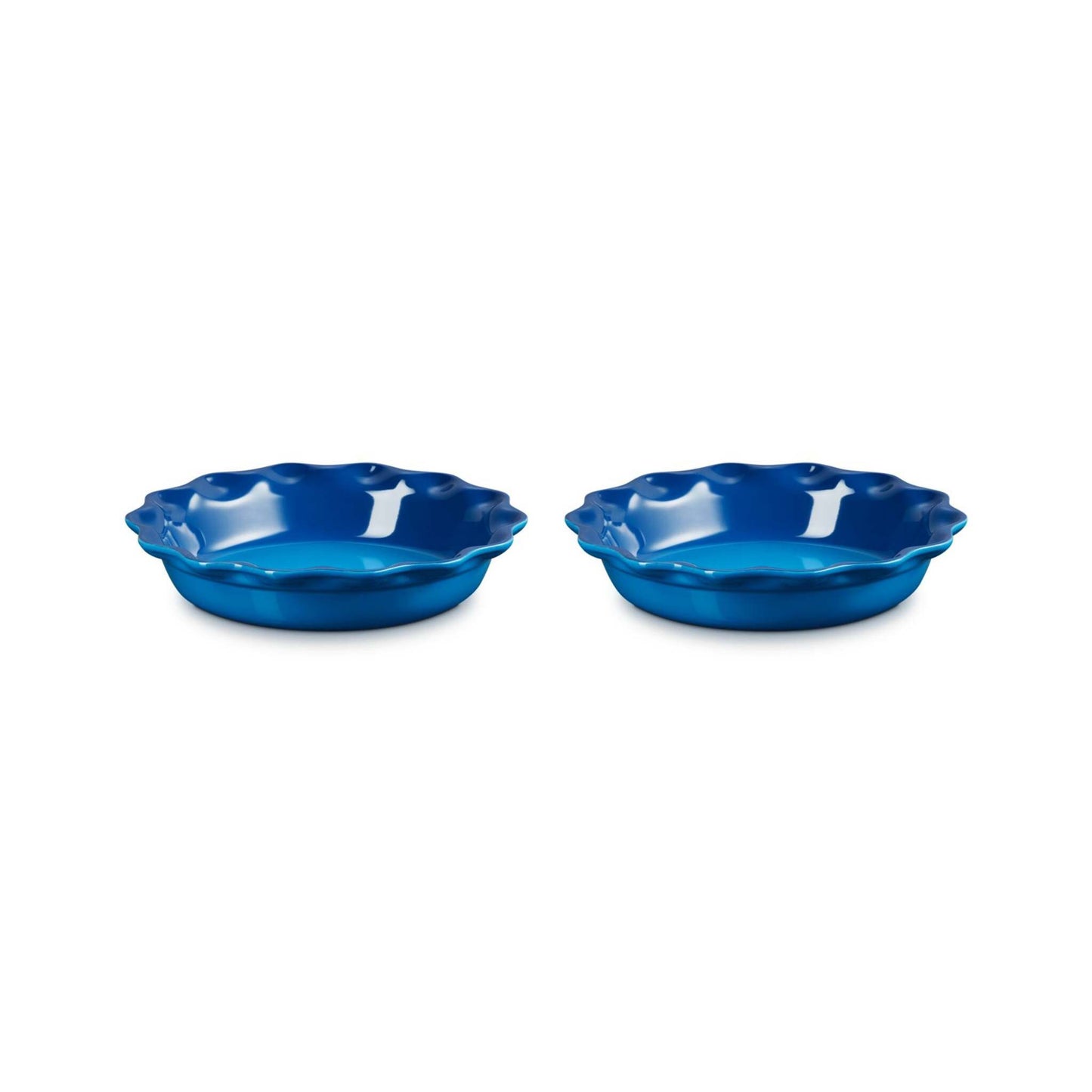 SET OF 2 HERITAGE PIE DISHES, MARSEILLE