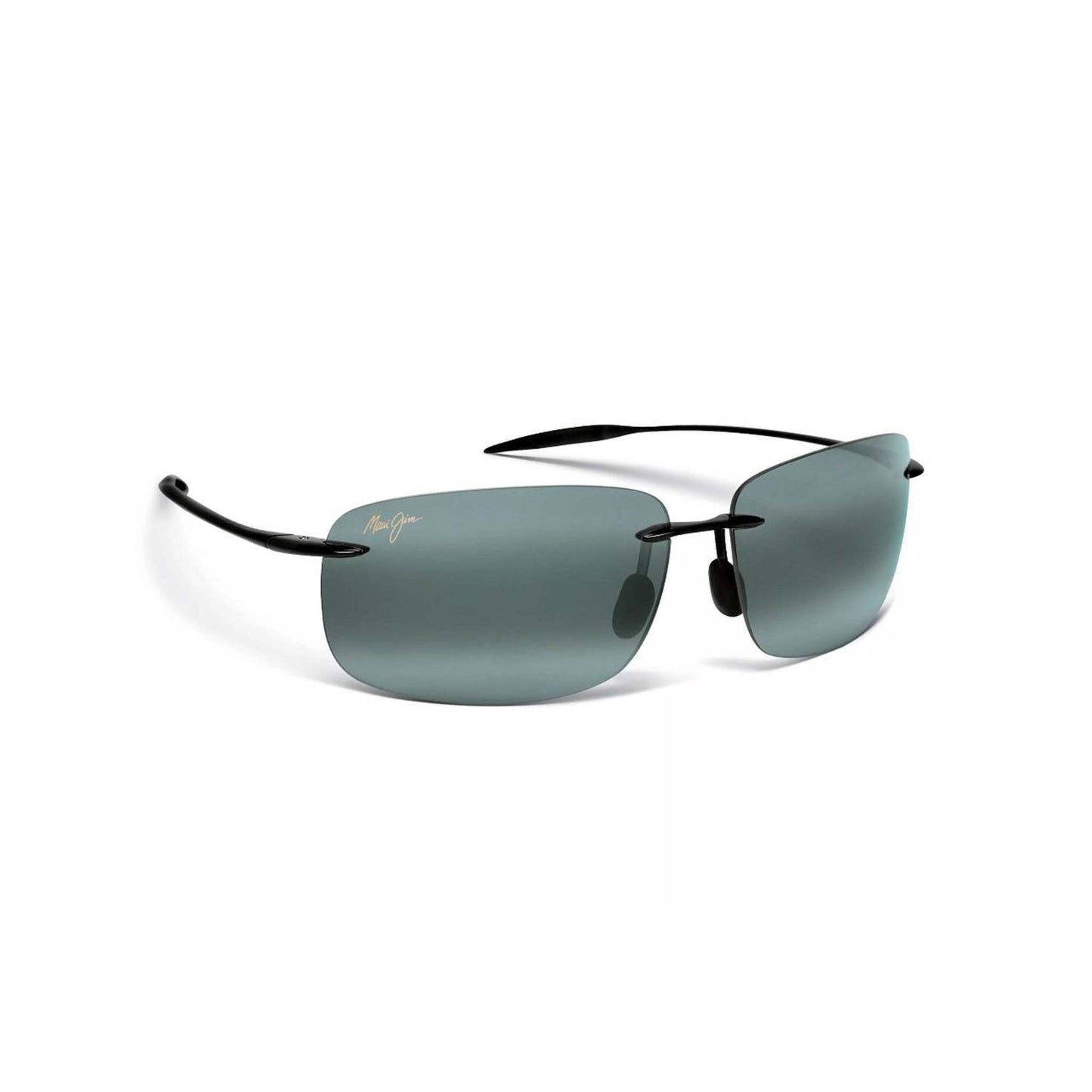 BREAKWALL POLARIZED SUNGLASSES GLOSS BLACK FRAME NEUTRAL GRAY LENS