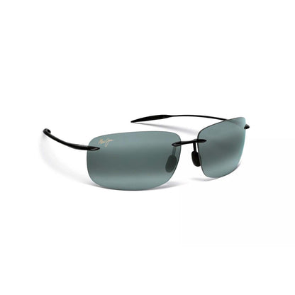 BREAKWALL POLARIZED SUNGLASSES GLOSS BLACK FRAME NEUTRAL GRAY LENS