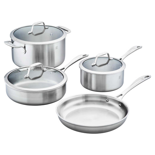 SPIRIT 3-PLY 7PC STAINLESS STEEL COOKWARE SET