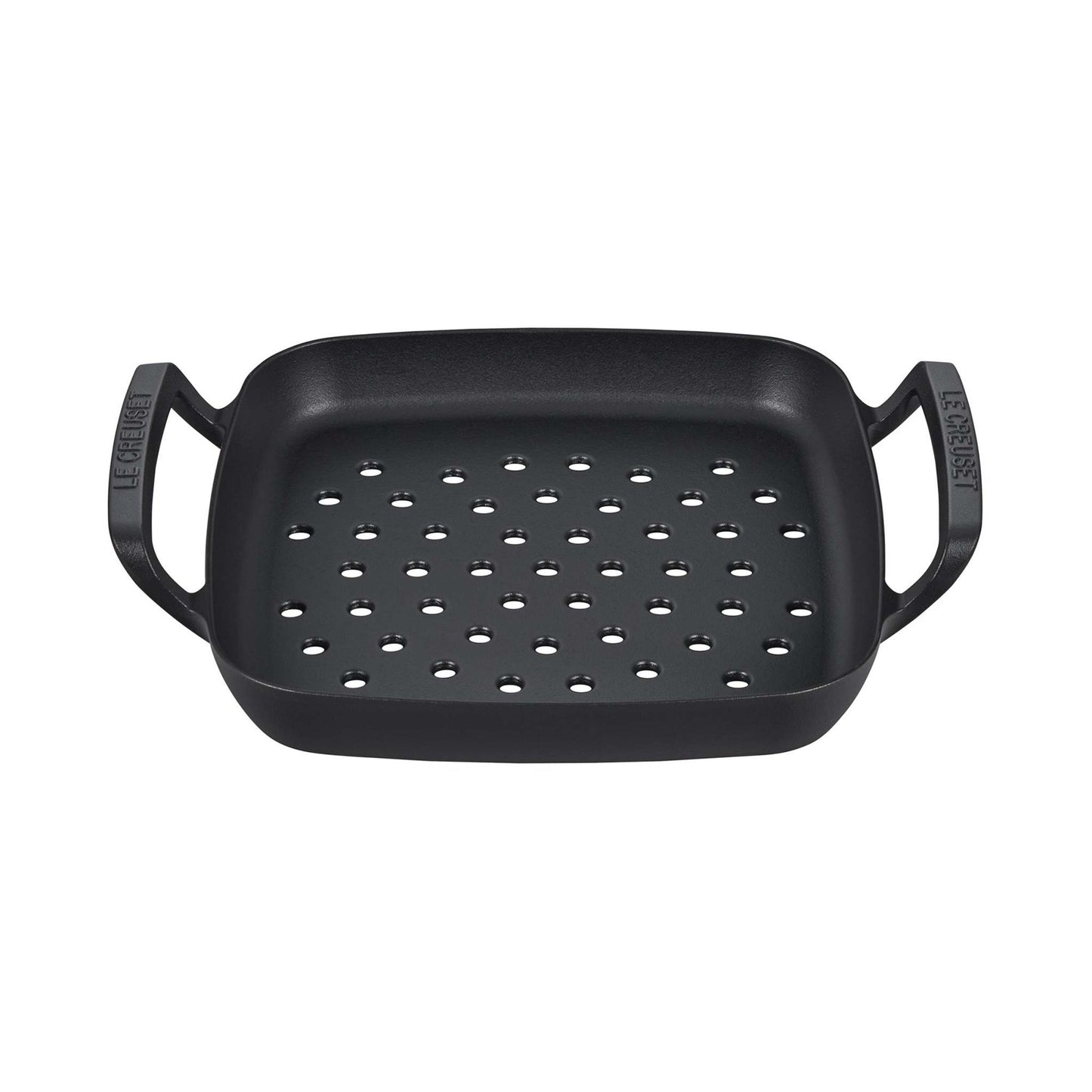 ALPINE OUTDOOR 12" SQUARE CAST IRON GRILL BASKET