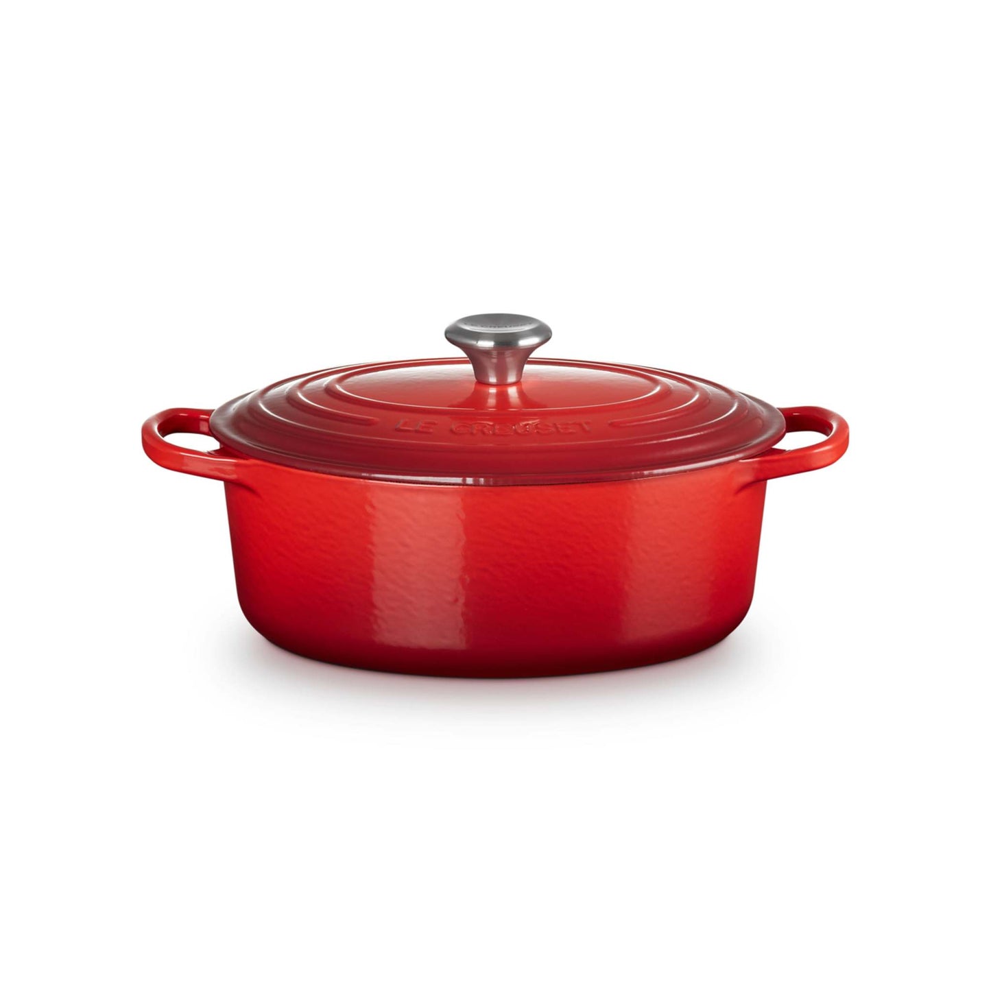 2.75QT SIGNATURE CAST IRON OVAL DUTCH OVEN CERISE