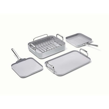 5PC SQUARE COOKWARE SET