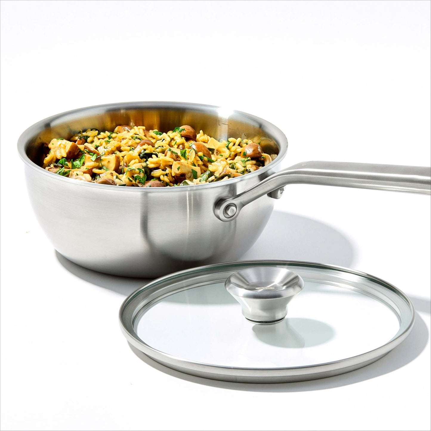MIRA TRI-PLY 4PC STAINLESS STEEL CHEF'S PAN SET