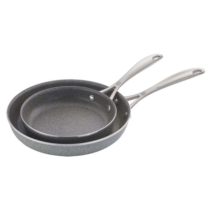 VITALE 2PC GRANITIUM NONSTICK FRY PAN SET