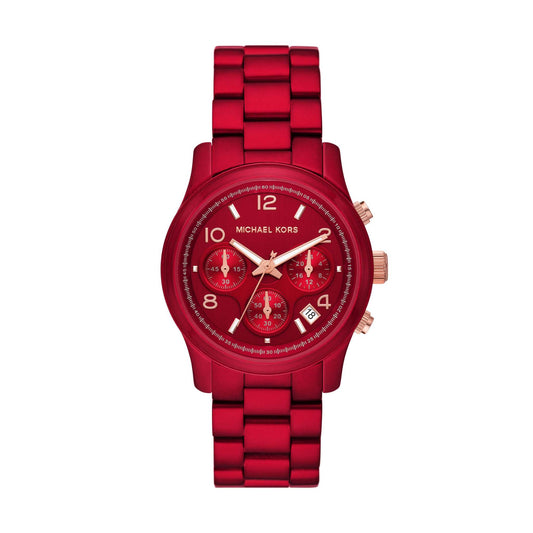 LADIES' RUNWAY CHRONOGRAPH STAINLESS STEEL WATCH