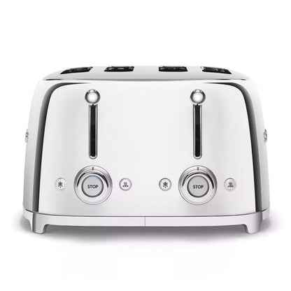 50S RETRO-STYLE 4 SLICE SLOT TOASTER STAINLESS STEEL