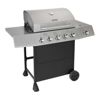 5 BURNER GAS GRILL W/ SIDE BURNER