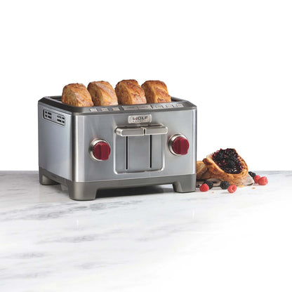 STAINLESS STEEL 4 SLICE TOASTER KNOBS