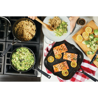 10PC HARD-ANODIZED NONSTICK COOKWARE SET