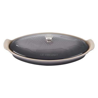1.7QT HERITAGE STONEWARE FISH BAKER OYSTER