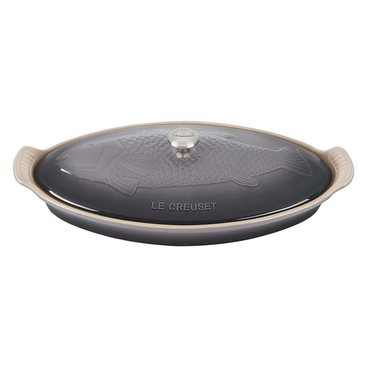 1.7QT HERITAGE STONEWARE FISH BAKER OYSTER