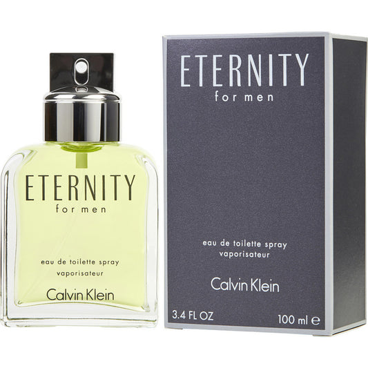 CALVIN KLEIN ETERNITY MENS 100ML EAU DE TOILETTE SPRAY