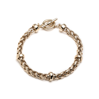 BRAIDED CHAIN BRACELET