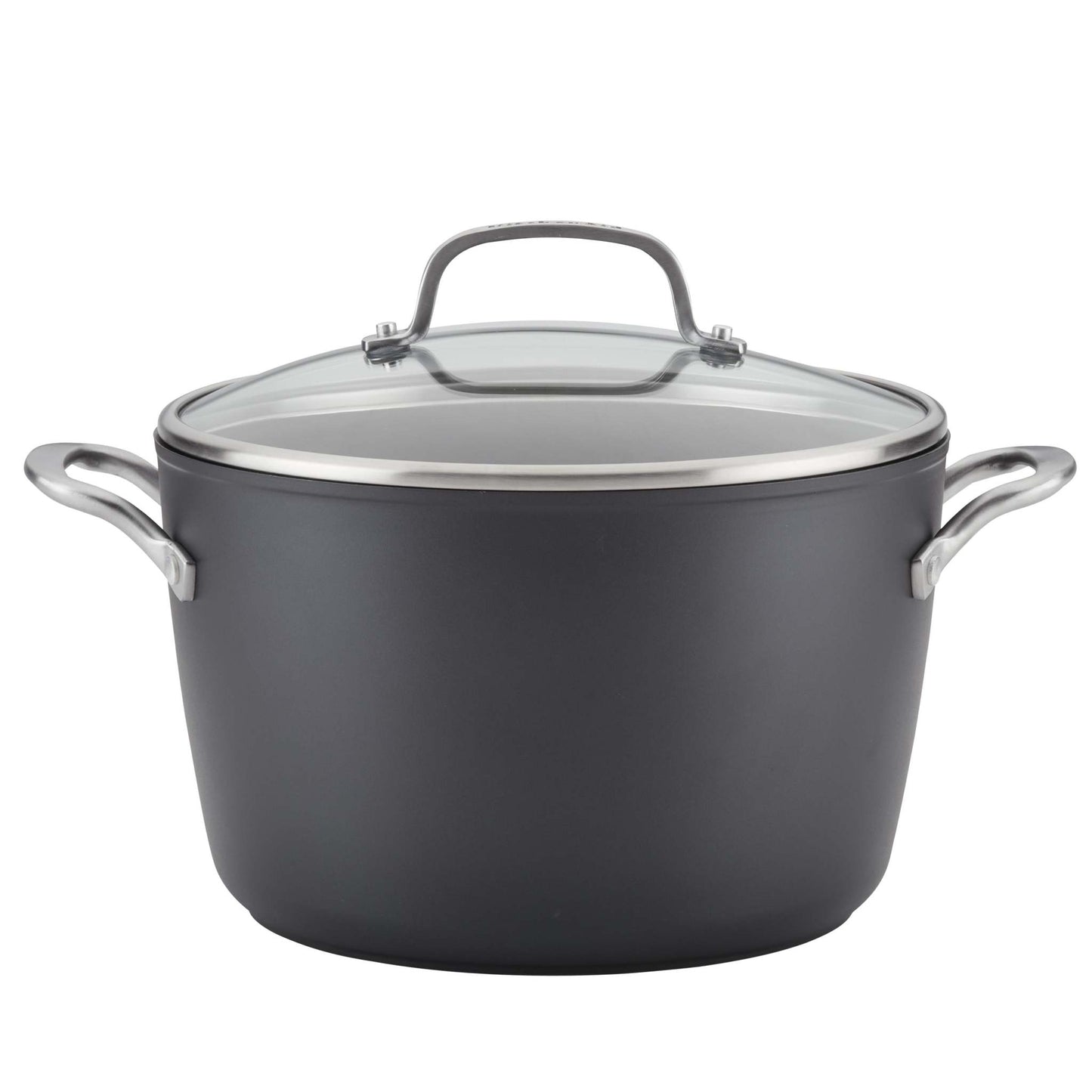8QT HARD-ANODIZED INDUCTION STOCKPOT W/ LID