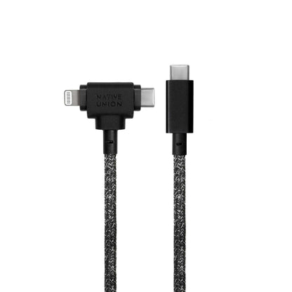 BELT CABLE DUO USB-C TO LIGHTNING & USB-C COSMOS