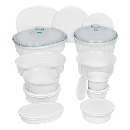 FRENCH 20PC CERAMIC BAKEWARE SET