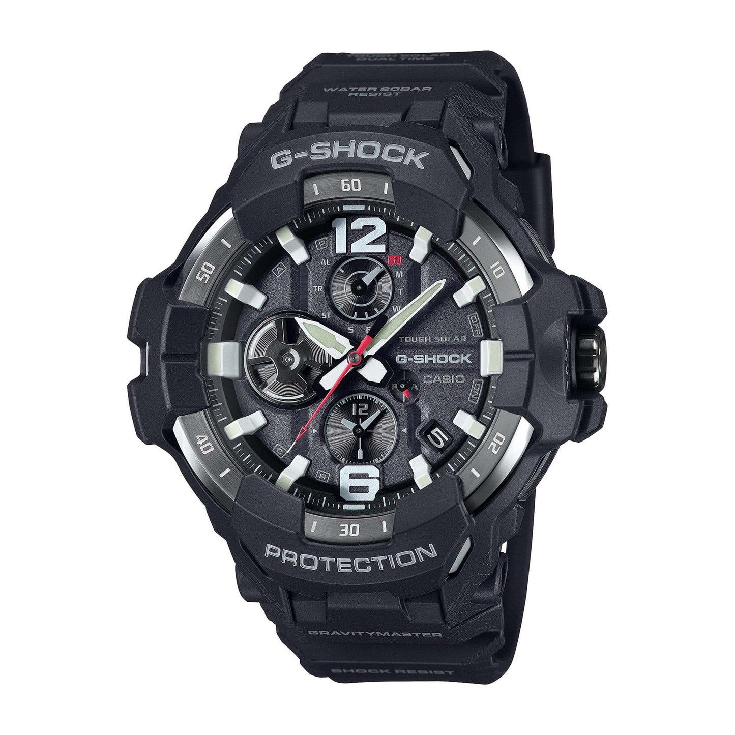 MEN'S MASTER OF G-AIR GRAVITYMASTER ANALOG RESIN WATCH