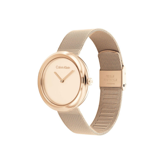 LADIES CARNATION STAINLESS STEEL MESH WATCH CARNATION