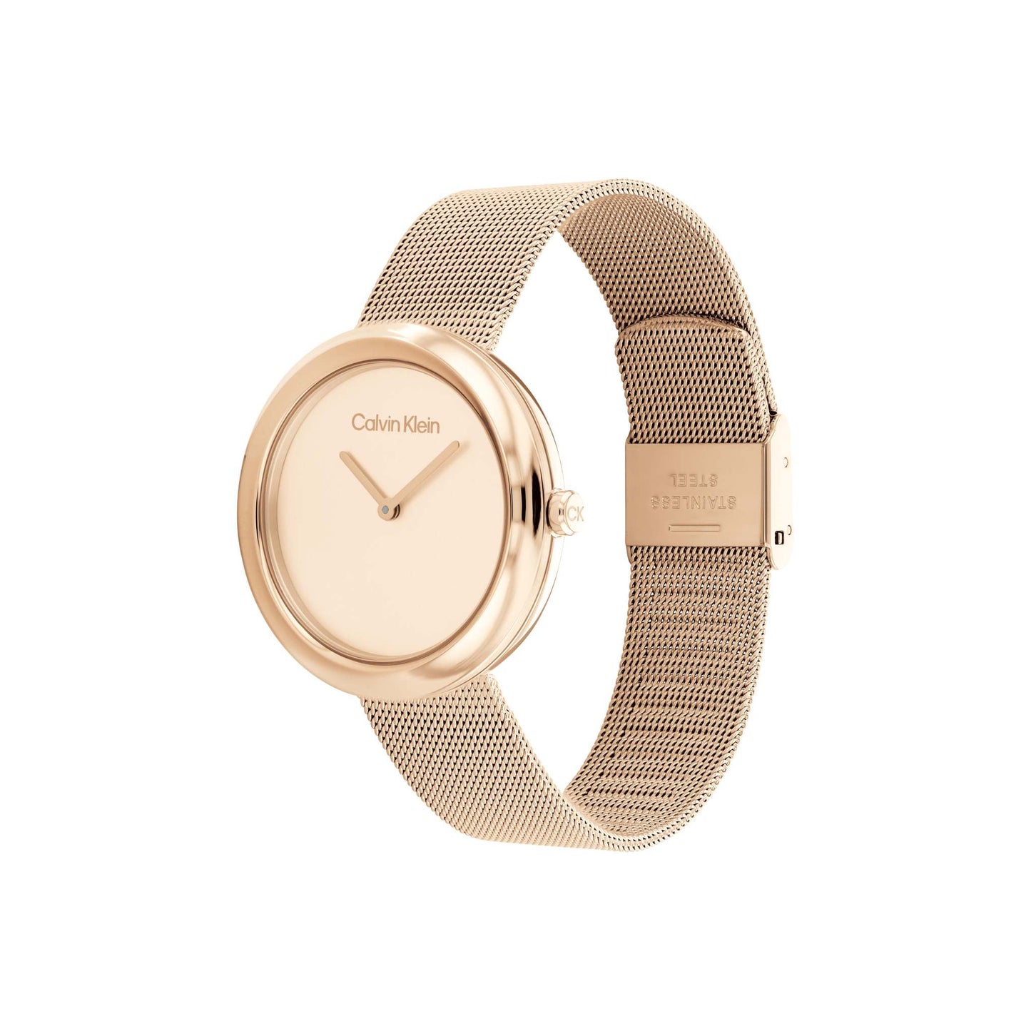LADIES CARNATION STAINLESS STEEL MESH WATCH CARNATION