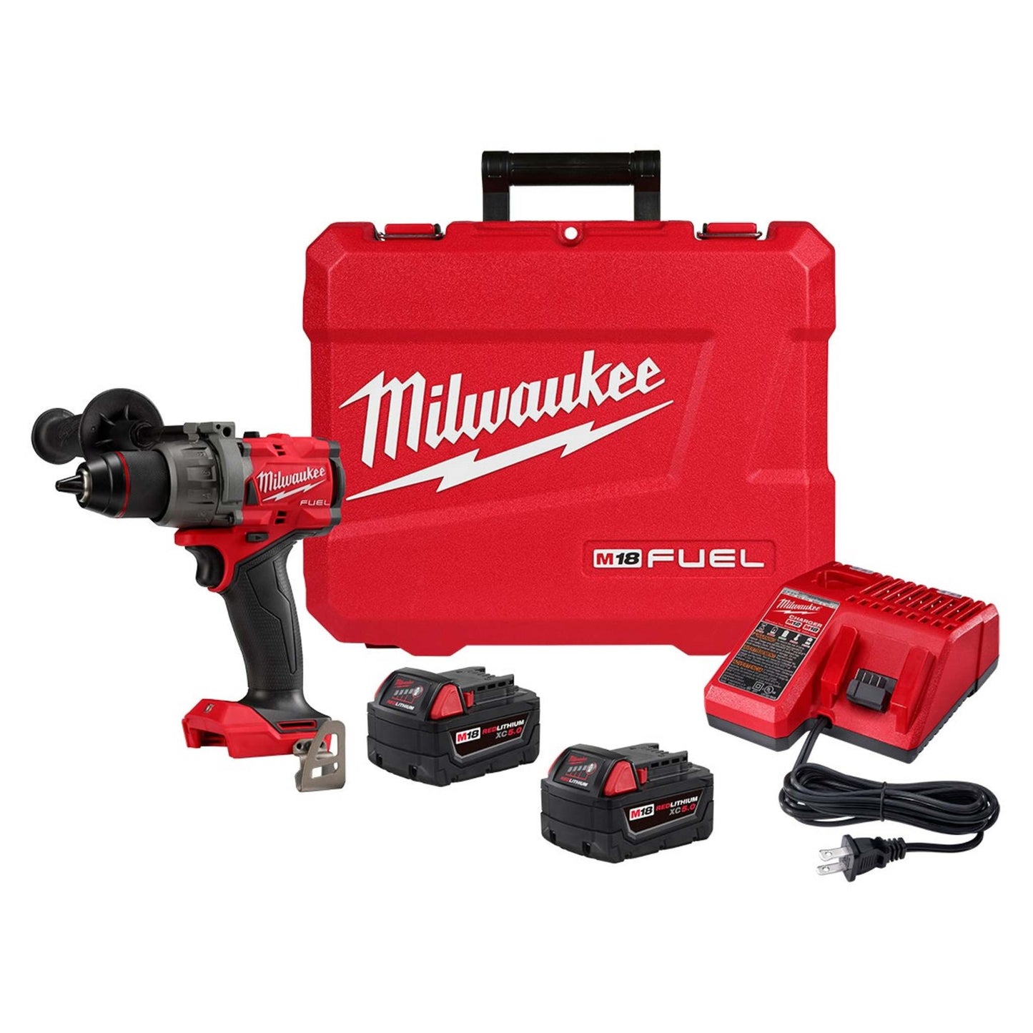 M18 FUEL 1/2" DRIVER/DRILL KIT W/ 2 BATTERIES