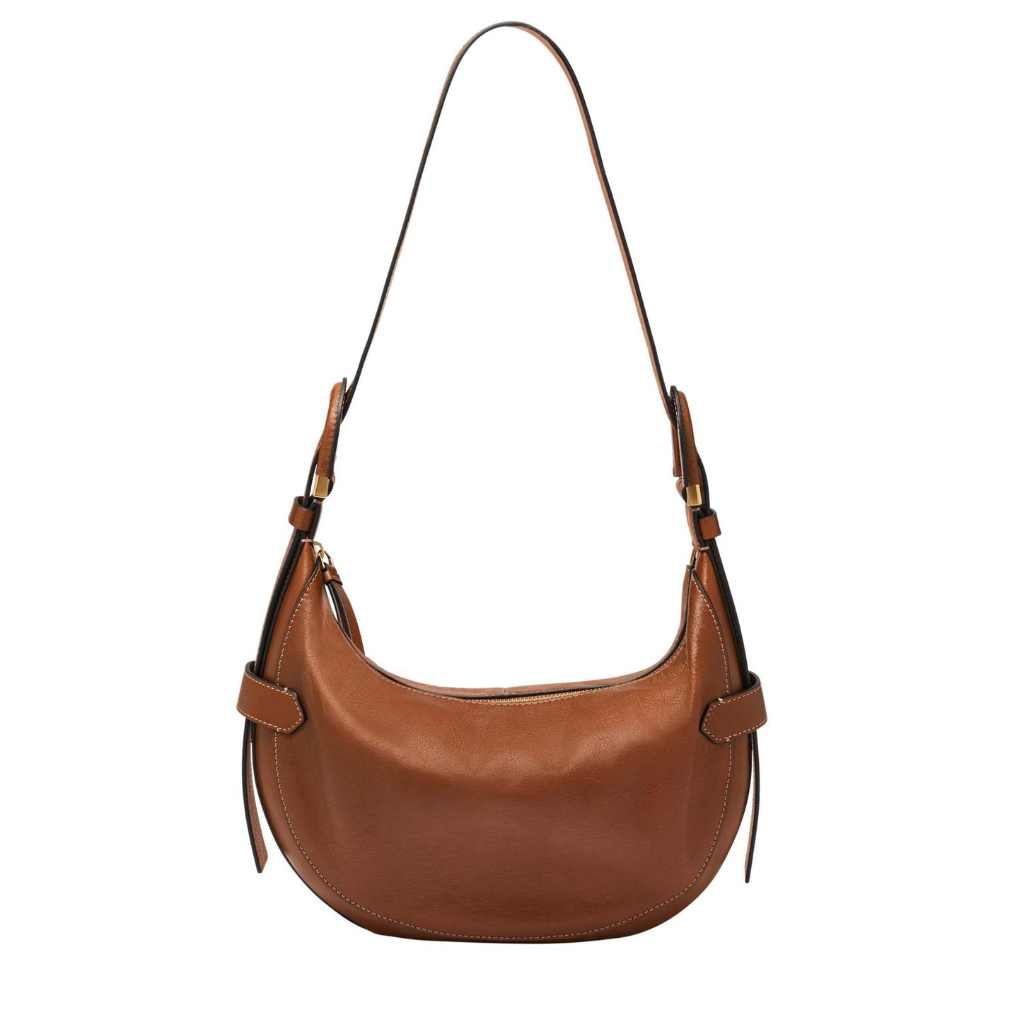 HARWELL LARGE LEATHER HOBO CRESCENT BAG