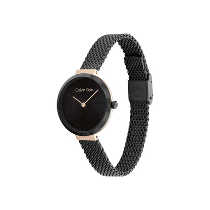 LADIES STAINLESS STEEL MESH WATCH