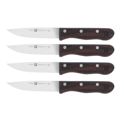 4PC 4.5" STEAKHOUSE STEAK KNIFE SET W/ STORAGE CASE