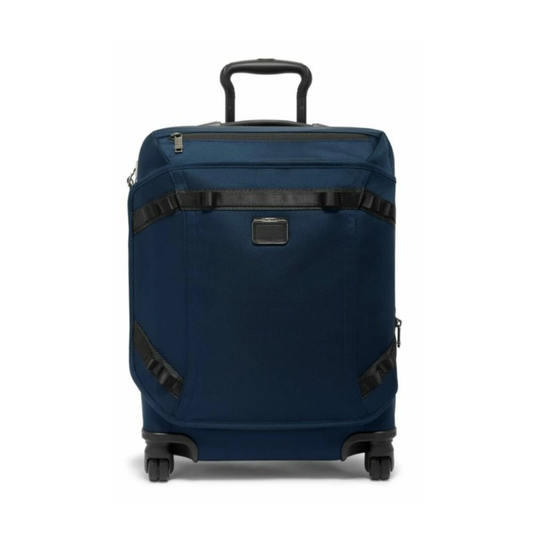 TUMI ALPHA BRAVO CONTINENTAL FRONT LID EXPANDABLE 4 WHEELED CARRY ON - NAVY