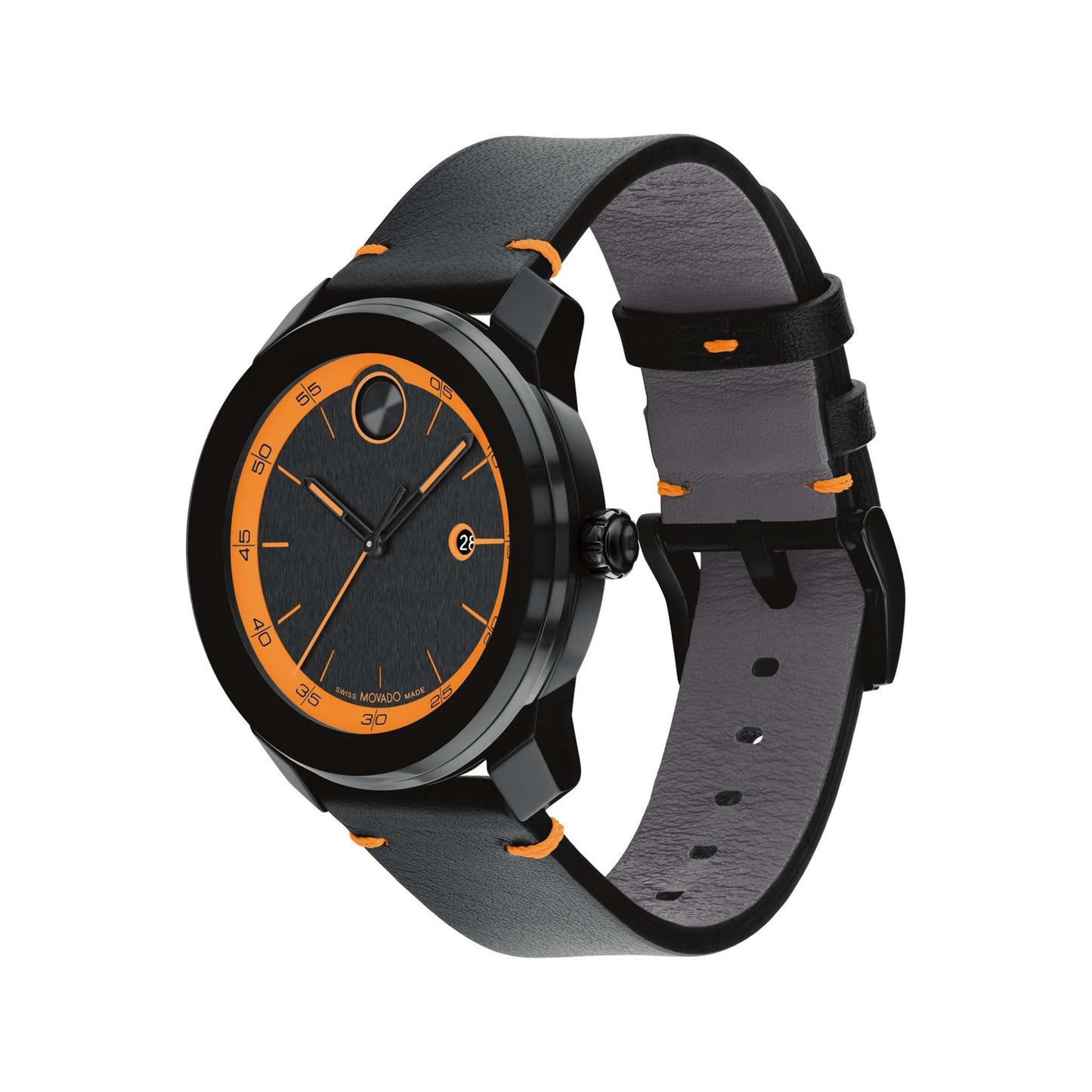 MEN'S BOLD TR90 & LEATHER STRAP WATCH