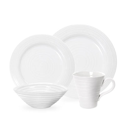 PORTMEIRION SOPHIE CONRAN 16PC WHITE DINNERWARE SET- WHITE