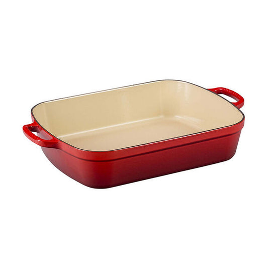 5.25QT SIGNATURE CAST IRON ROASTER CERISE